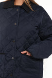 Load image into Gallery viewer, The Quilted Barn Jacket in Navy